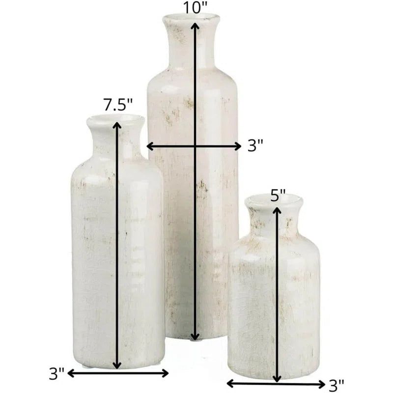 Ceramic Vase Set, Farmhouse Decor, Home Decor